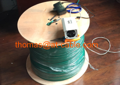 Kx7+2Alim Coaxial With Power CCTV Cable Video Wire for Camera Green PVC