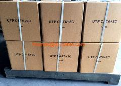 UTP CAT6+2C Lan with 18AWG CCA Power CCTV Cable IP Camera Wire OEM Produce
