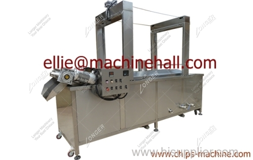 Continuous Frying Machine For Peanut|Puffed Food|Meat