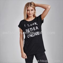 SLOGAN EDITION LADIES SHORT SLEEVE T-SHIRT