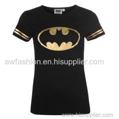 SHORT SLEEVE LADIES BATMAN T-SHIRT