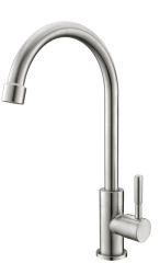 Stainless steel lead-free single cold sink kitchen faucet taps cold water only