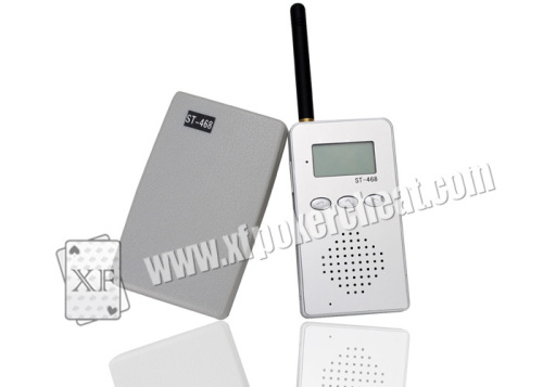 Talker For Poker Cheat To Work With Grey Plastic Wireless Auto Receiver and Transmitter Talker