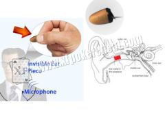 Plastic Wireless Earpiece Output Device For Poker Analyzer System