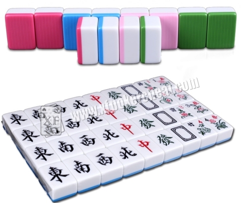 Marks For Mahjong With UV/IR Invisible Lenses For Cheating In Marjong Gambling