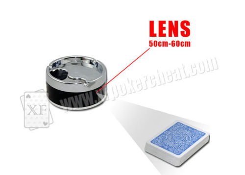 Triangle Ashtray Poker Camera Scanner For Invisible Bar Codes Marked Playing Cards