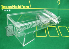 Glass Handled Transparent Casino Card Shoe With CVK 500 Poker Analyzer For Cheat