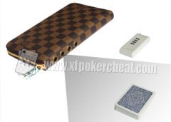 Buckle Leather Wallet Poker Camera Poker Cheat Tools For Poker Analyzer