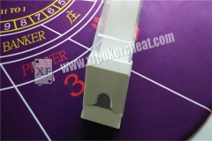 White Baccarat Cheat System 8 Decks Magic Poker Shoe With Two Remote Controllers