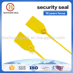 Plastic container security seal air tight seal plastic bag