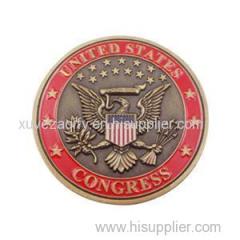 US 3D Antique Metal Challenge Coins