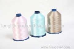 raw white polyester sewing thread for quilting machine