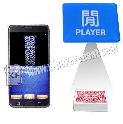 Poker Cards Camera Scanner Baccarat Cheat System For Barcode Marked Cards