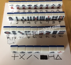Mahjong Cheating Devices / Infrared Marked Mahjong Tiles For Gamble Cheating