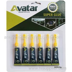 6pcs Smart Cap Fast Dry Super Glue For Rubber Made In China