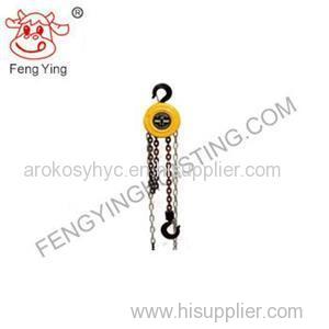 HSZ Type 1/3/5/10 Ton Manual Round Chain Fall Hoist For Sale