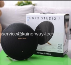 New Harman Kardon Onyx Studio 2 Wireless Bluetooth Portable Performance Speaker Audio System With Built-In Mic Black