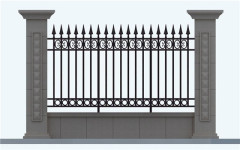 2017 hot sale Cheap used wrought iron picket fence