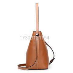 2018 OEM Customize Lady Genuine Leather Hand Bags Design Shoulder Bag Custom Leather Bag
