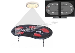 LED Lamp Pin Hole Camera With Monitoring System For Texas Omaha Gambling Game