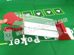 Black Plastic Poker Shoe Casino Cheating Devices For See First Normal Coming Card