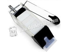 Black Plastic Poker Shoe Casino Cheating Devices For See First Normal Coming Card