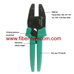 Fiber Ratchet Crimping Tool