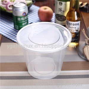 750ml Food Grade Plastic Round Food Container