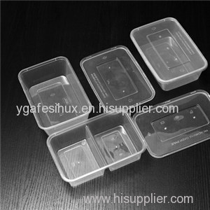 1000ml PP Square Plastic Container For Take Away