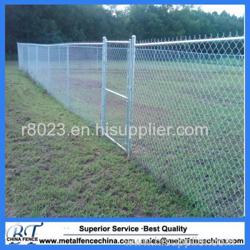 galvanized chain link iron wire mesh fence roll