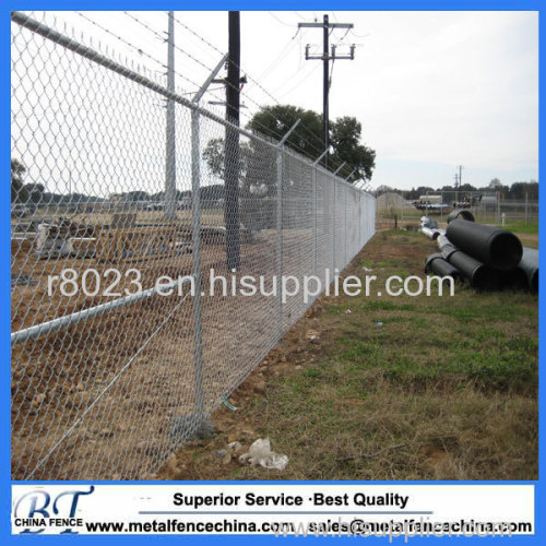 galvanized chain link iron wire mesh fence roll