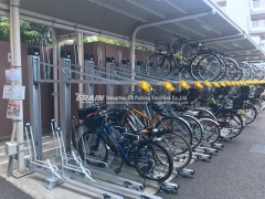 double tiered bike rack