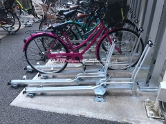 double tiered bike rack