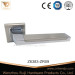 high design wooden door handle on square rose