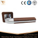 popular wooden door lever handle on square rose