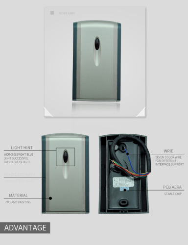 125KHz RFID reader Door Access Control Card Reader