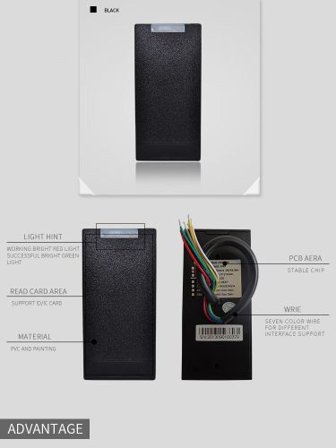  Rfid Access Control proximity card reader 125KHz Weigand26/34
