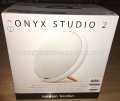 Wholesale Harman Kardon Onyx Studio 2 Rechargeable Wireless Bluetooth Portable Speaker System White With Built-in Mic