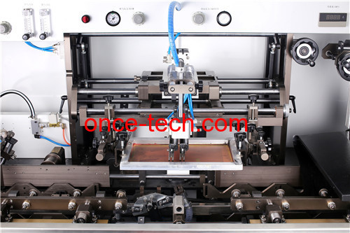 automatic uv screen printing machine with rotary table