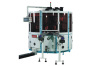 automatic flat screen printing machine with flame and uv system