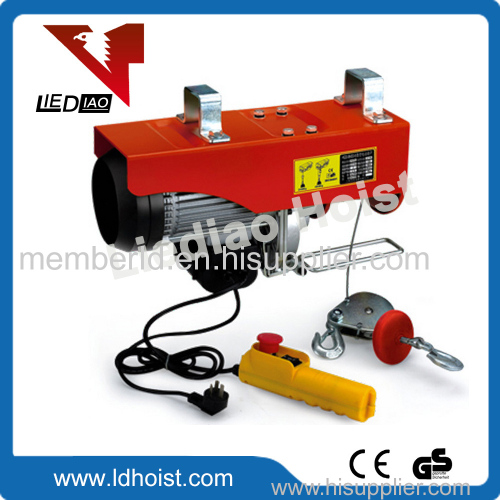 200kg Mini Wire Rope Electric Hoist