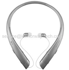 Wholesale LG-Tone Platinum HBS-1100 Headset In-Ear Behind-The-Neck Mount Wireless Headphone For iPhone Smartphone Silver