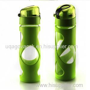 CL-342 550ML Hot Sale Borosilicate Glass Water Bottle Glass Drinking Bottle With PP Sleeve