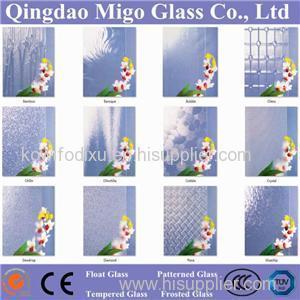 3mm 4mm 5mm 6mm Decorative Clear Patterned Glass Building Glass