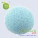 SOFTCARE blue half ball type konjac sponge