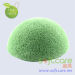 SOFTCARE green half ball type facial cleansing konjac sponge