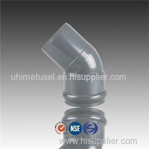 PVC Elbow 45 Deg F/S With Rubber Ring