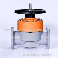 CPVC Flanged Diaphragm Valve Can Supply EPDM And FPM Material