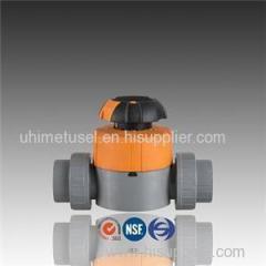 CPVC Ture Union Diaphragm Valve Pressure 1.0Mpa