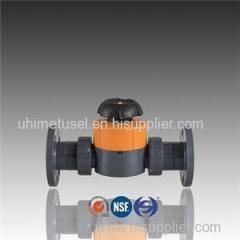 PVC Flanged Diaphragm Valve JIN/DIN/ASTM